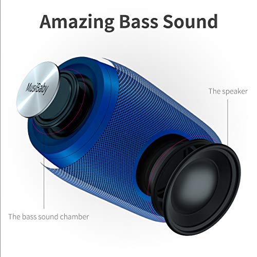 Bluetooth Speaker, Small Portable Speaker, Waterproof, Wireless, Bass, HD Sound, 24H Playtime V17095