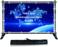 10x8ft Heavy Duty Banner Stand Backdrop with Carry Bag G5314