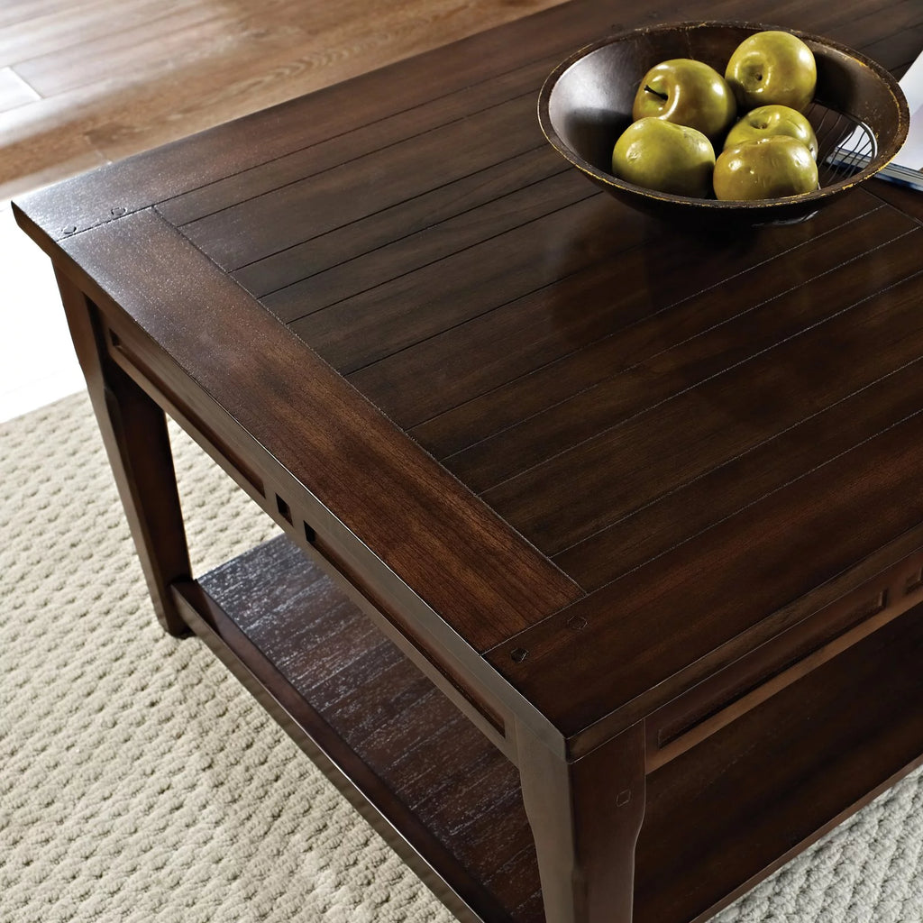 Rustic Wood Lift Top Coffee Table M542