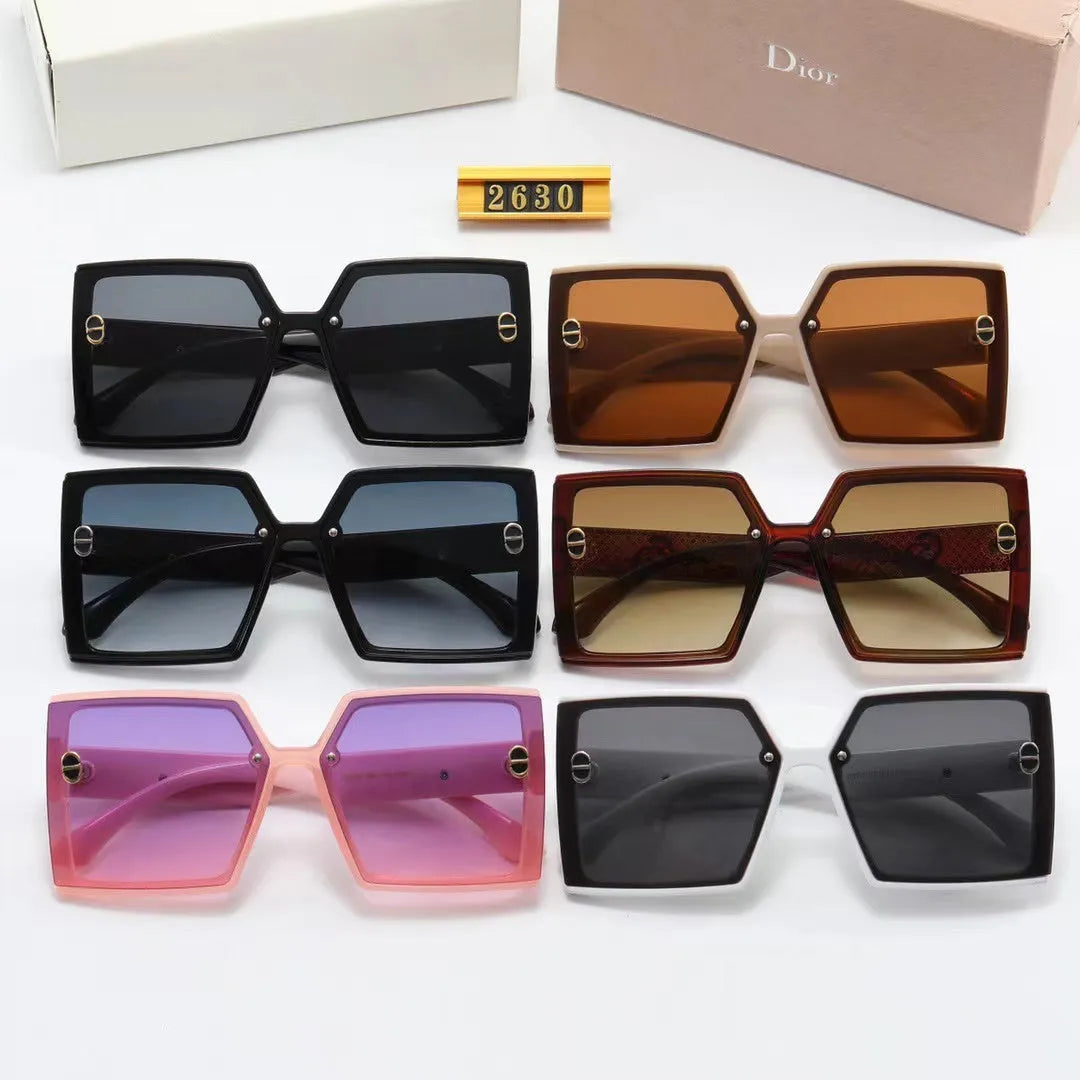 Rhombus Print Polarized Sunglasses N221812