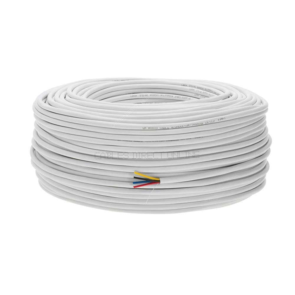 Bulk 22/4 Solid Conductor Alarm Control Cable 500ft Unshielded, Pack of 2 L62988