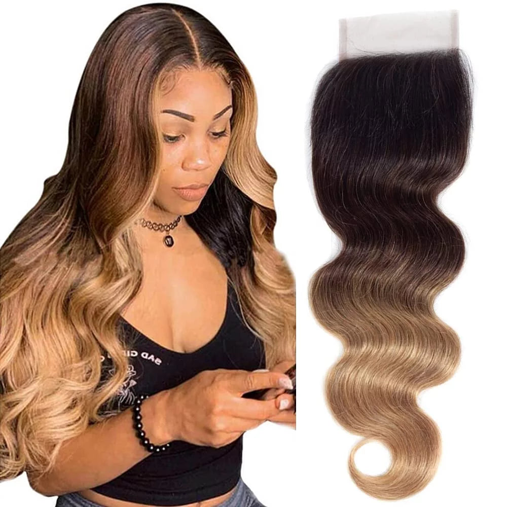 Body Wave Human Hair 4x4 Lace Closure G6816