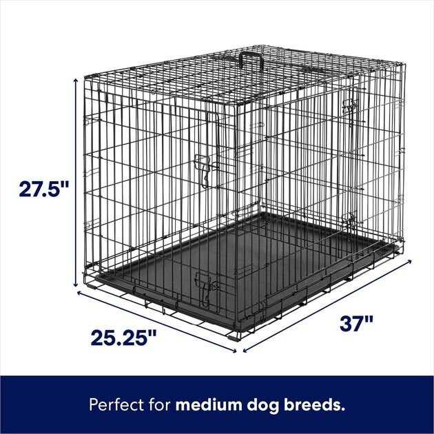 Heavy Duty 3 Door Collapsible Wire Dog Crate P1053