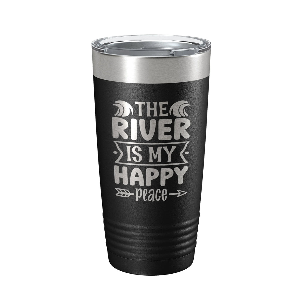 20 oz Black Insulated Travel Mug V4748