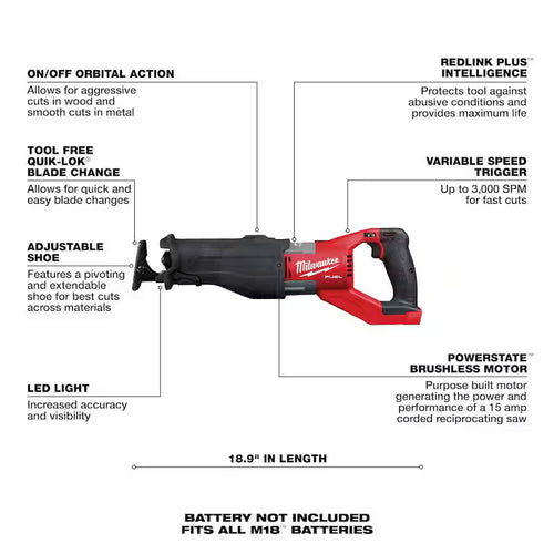 18V Lithium-Ion Brushless Cordless Compact Bandsaw V7415