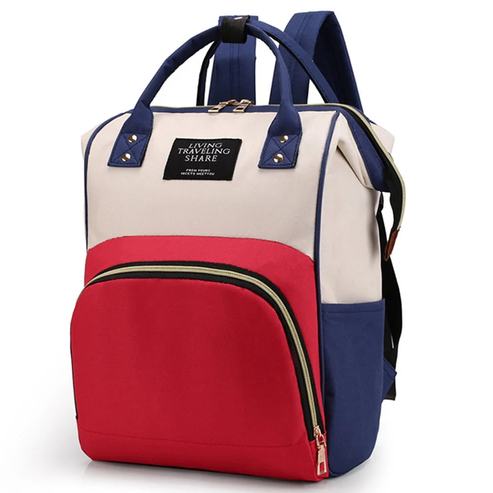 Diaper Bag Backpack with Insulated Pockets I4686