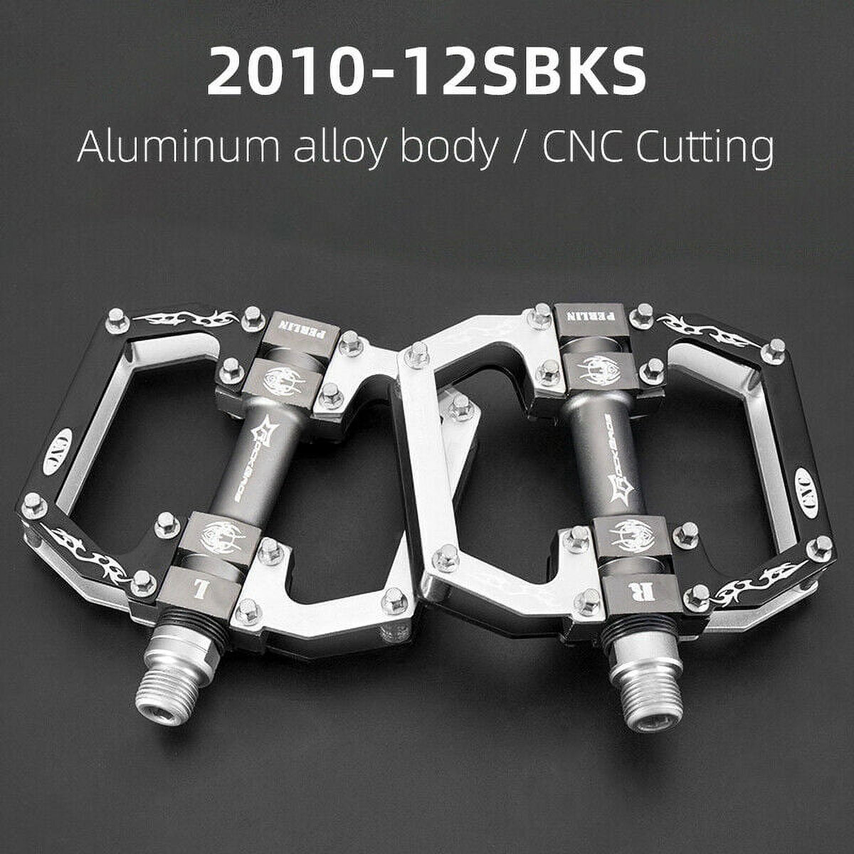 Aluminum Alloy Bike Pedals 3 Bearings 9/16" B898937