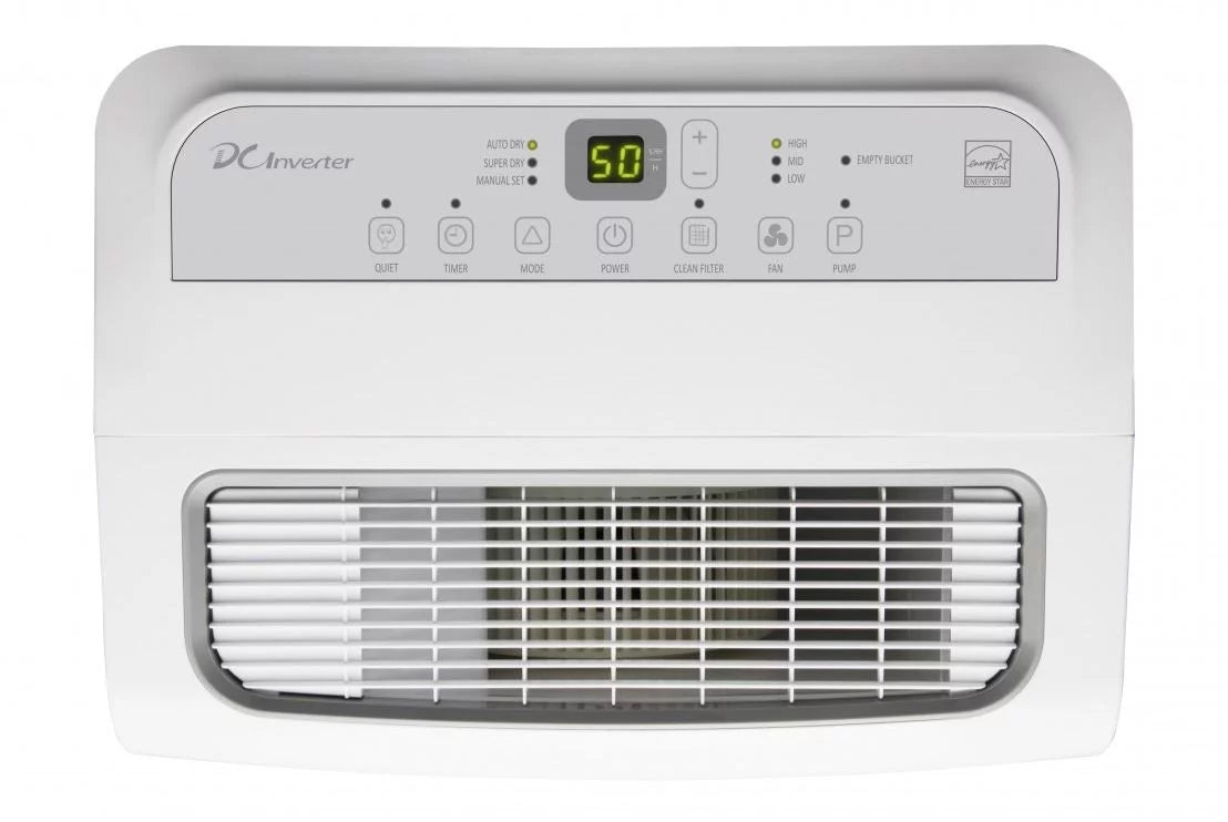 60-Pint 3-Speed Inverter Dehumidifier with Built-in Pump R418378