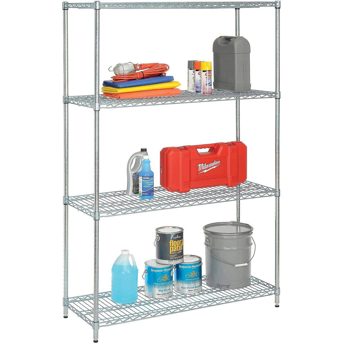 Chrome Wire Shelving Unit G709562