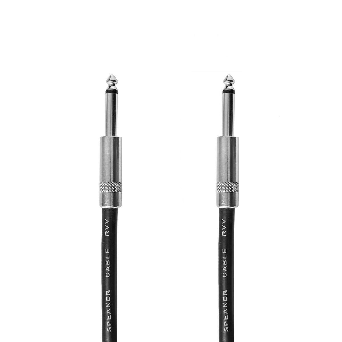 4Pcs 25 Feet 1/4 to 1/4 Speaker Cables, 12 Gauge 2-Conductor Heavy Duty Audio Cord J8273