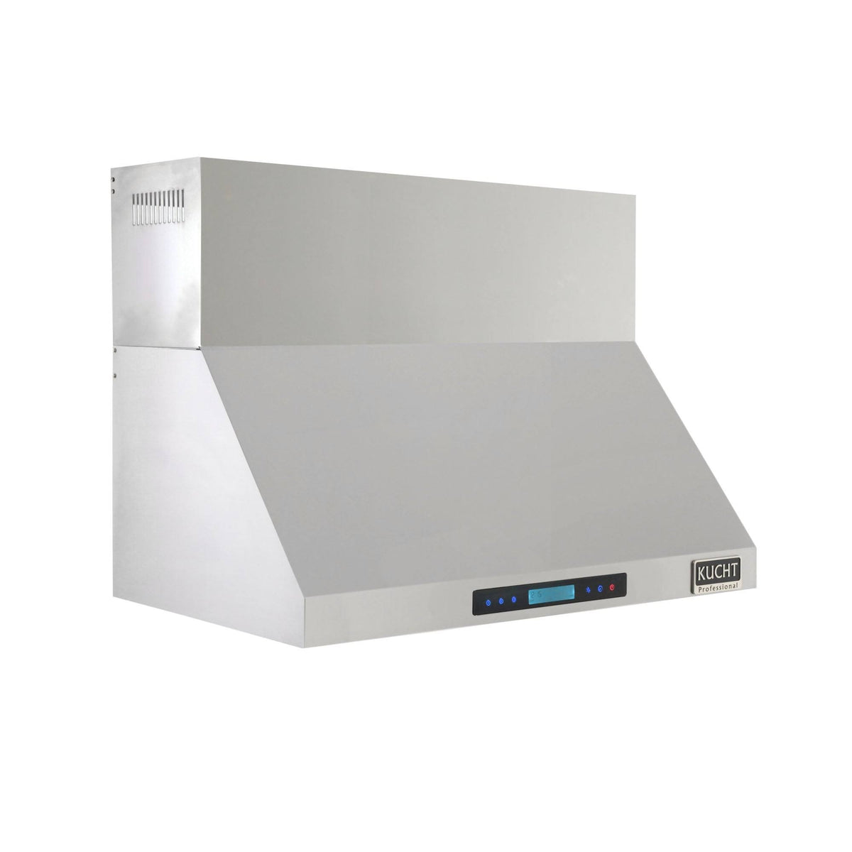 36x22 Wall Mount Range Hood with 900 CFM Stainless Steel Baffle Filters and LED Lighting J89513