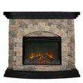 Electric Fireplace in Brown X9446