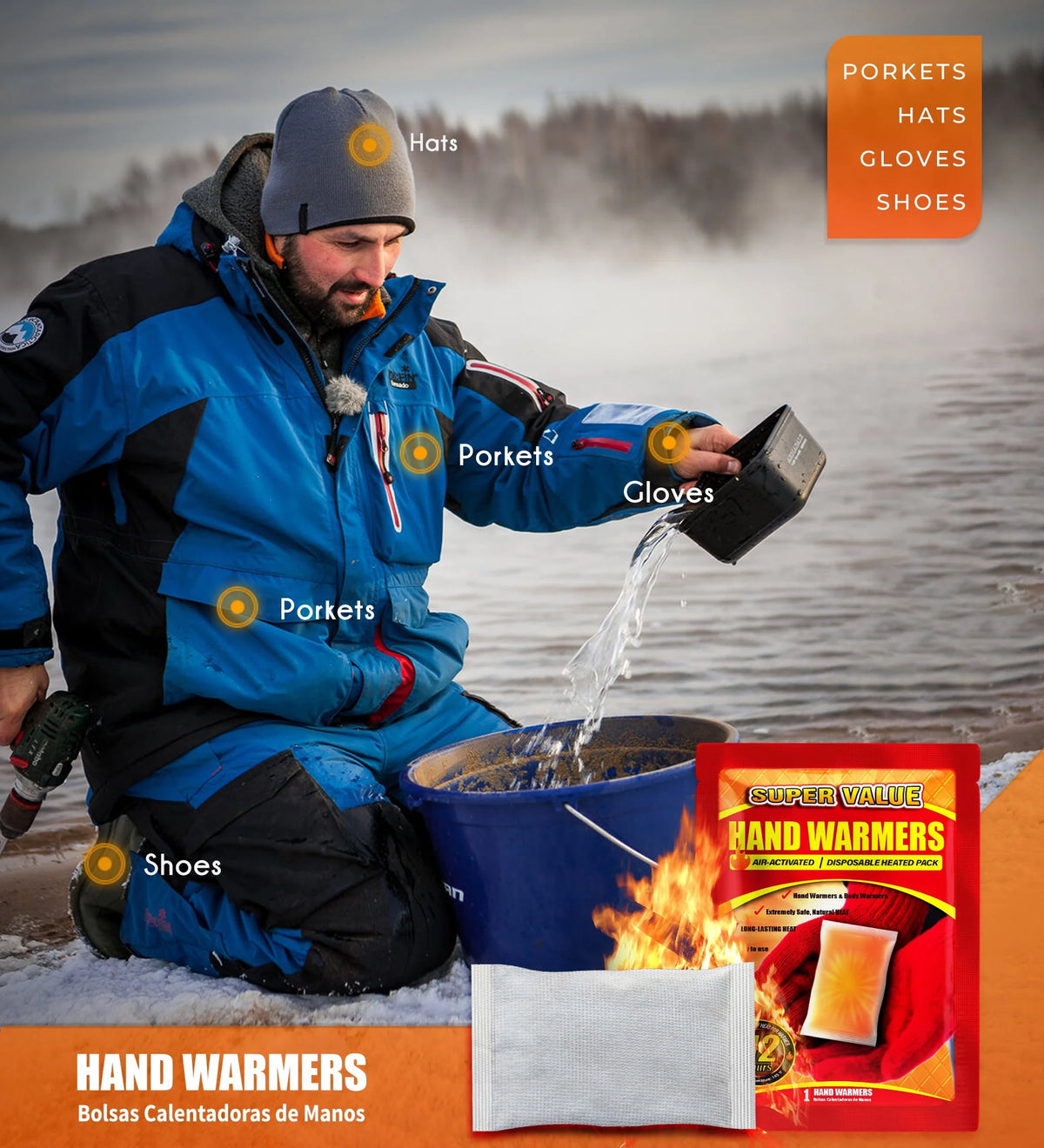 Disposable Hand Warmers 90 Pack K41091