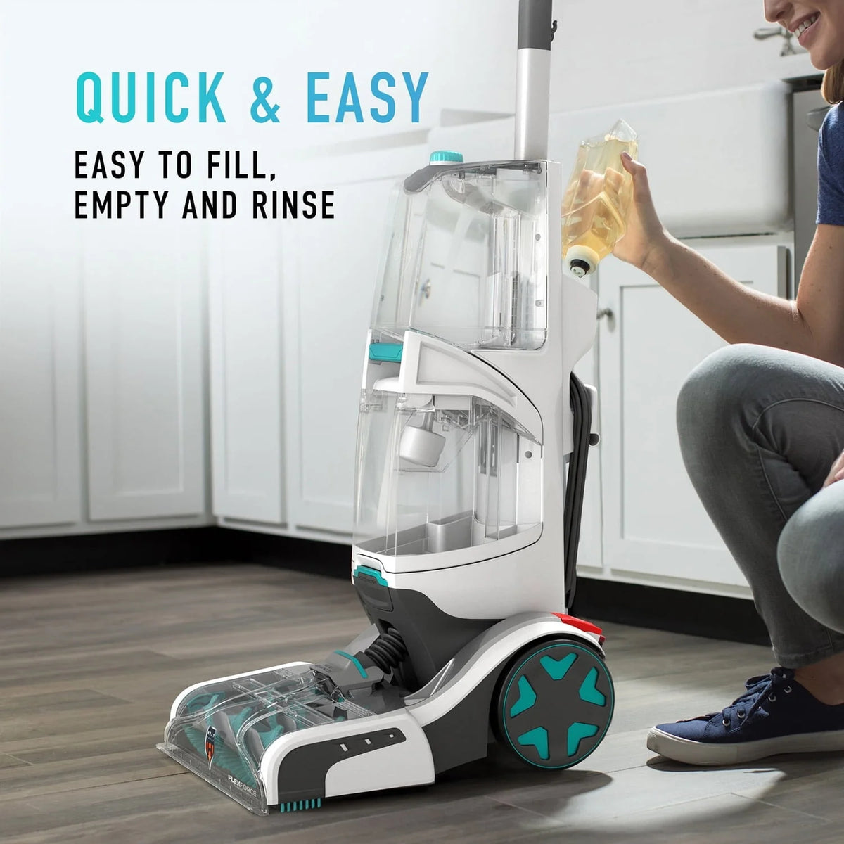 Upright Carpet Cleaner Washer Scrubber & Shampooer L448598