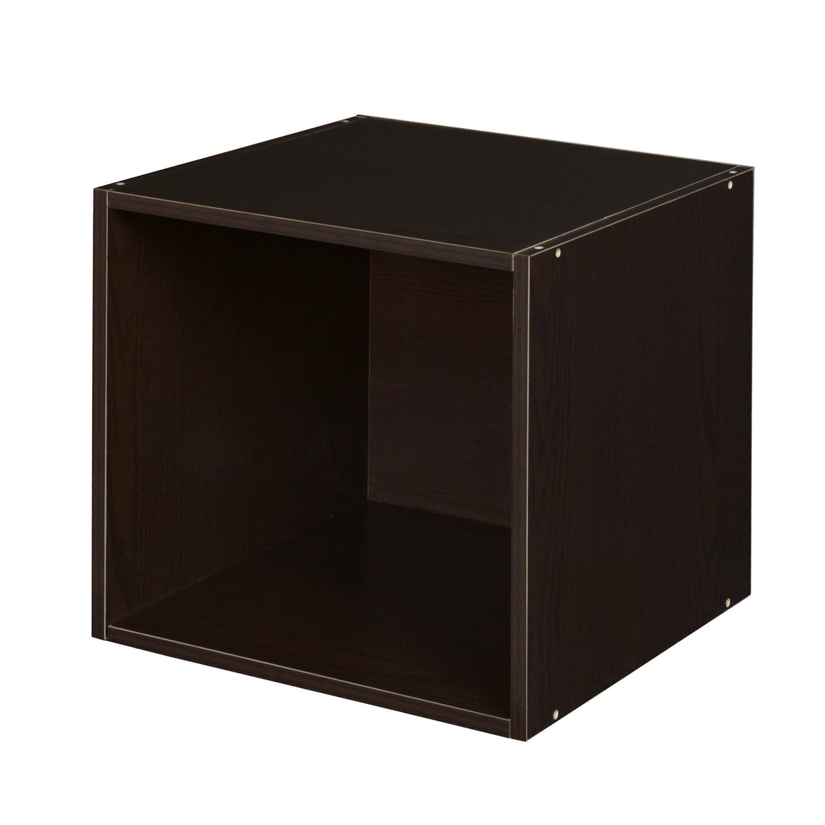 White Wood Grain 4 Cube Storage Set S58883