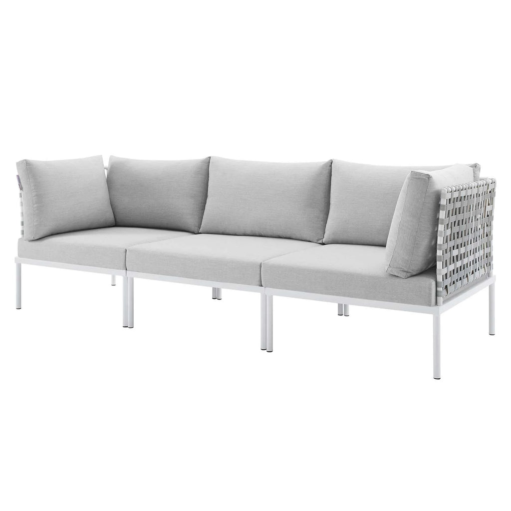 Grey Aluminum Outdoor Sofa L32176