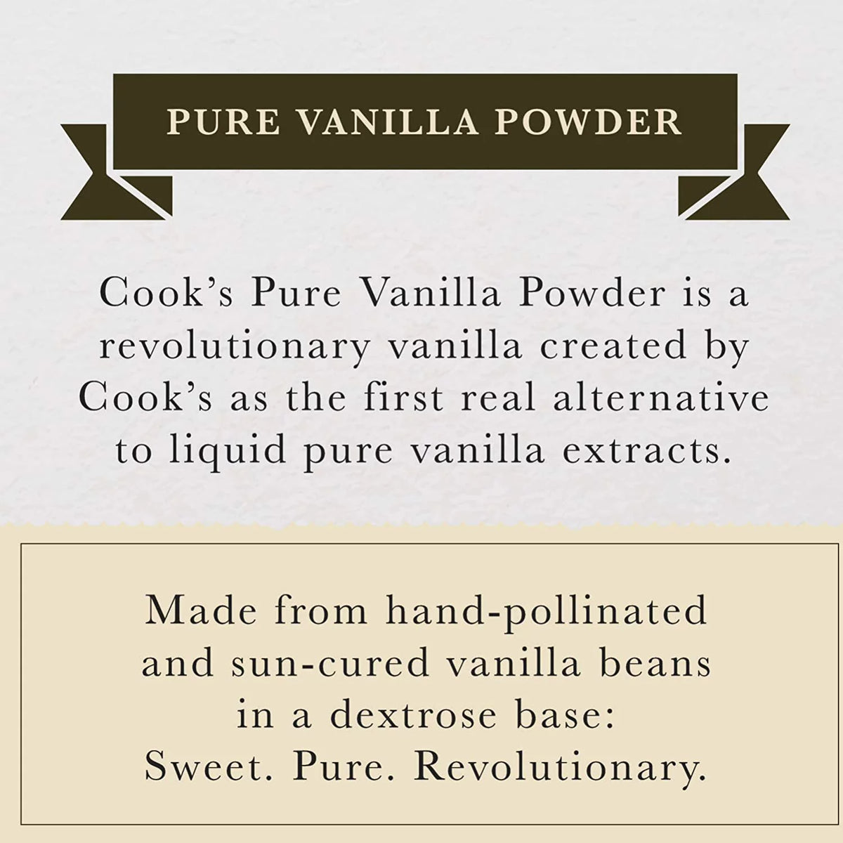 Pure Vanilla Powder 24 Ounce D1334