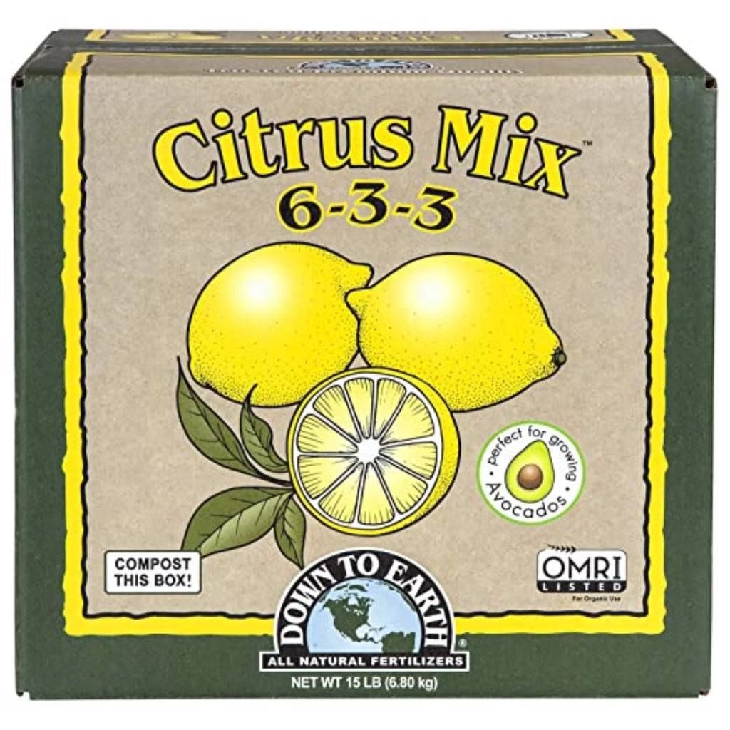 Organic Citrus Fertilizer Mix 6-3-3, 15 lbs. J1628