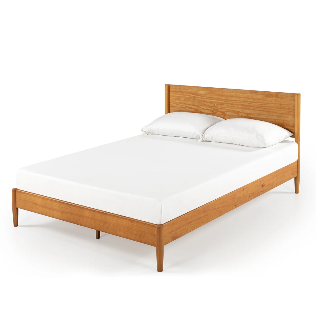 Queen Wood Platform Bed Frame F75342