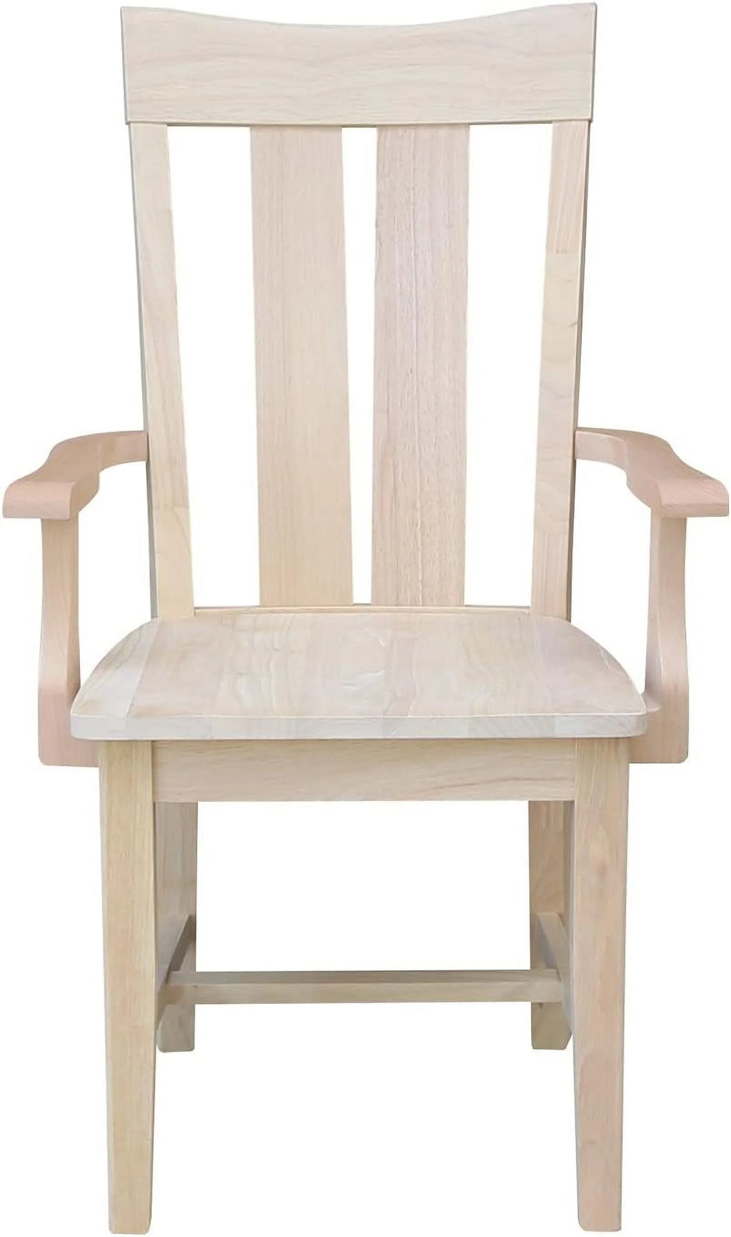 Unfinished Wood Arm Chair C1521
