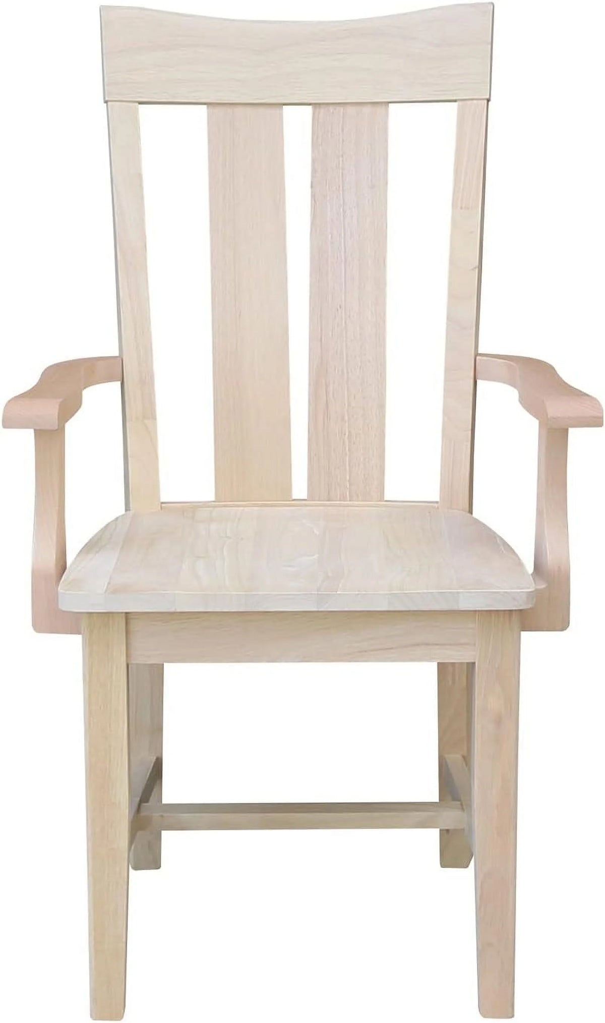Unfinished Wood Arm Chair C1521
