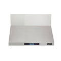 36x22 Wall Mount Range Hood with 900 CFM Stainless Steel Baffle Filters and LED Lighting J89513