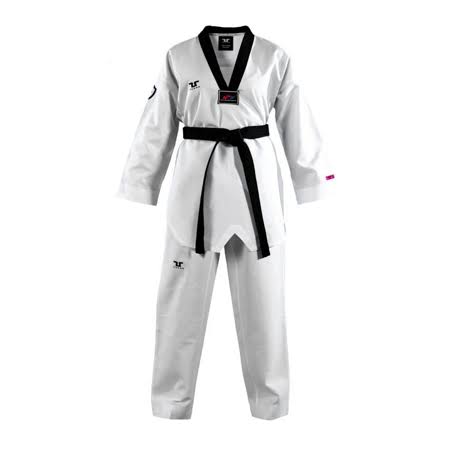 White V-Neck Taekwondo Sparring Dobok L514484