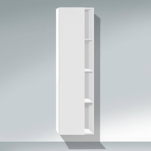 Tall Cabinet with Bi-Color Pine Silver Front and Basalt Matt Side P19921