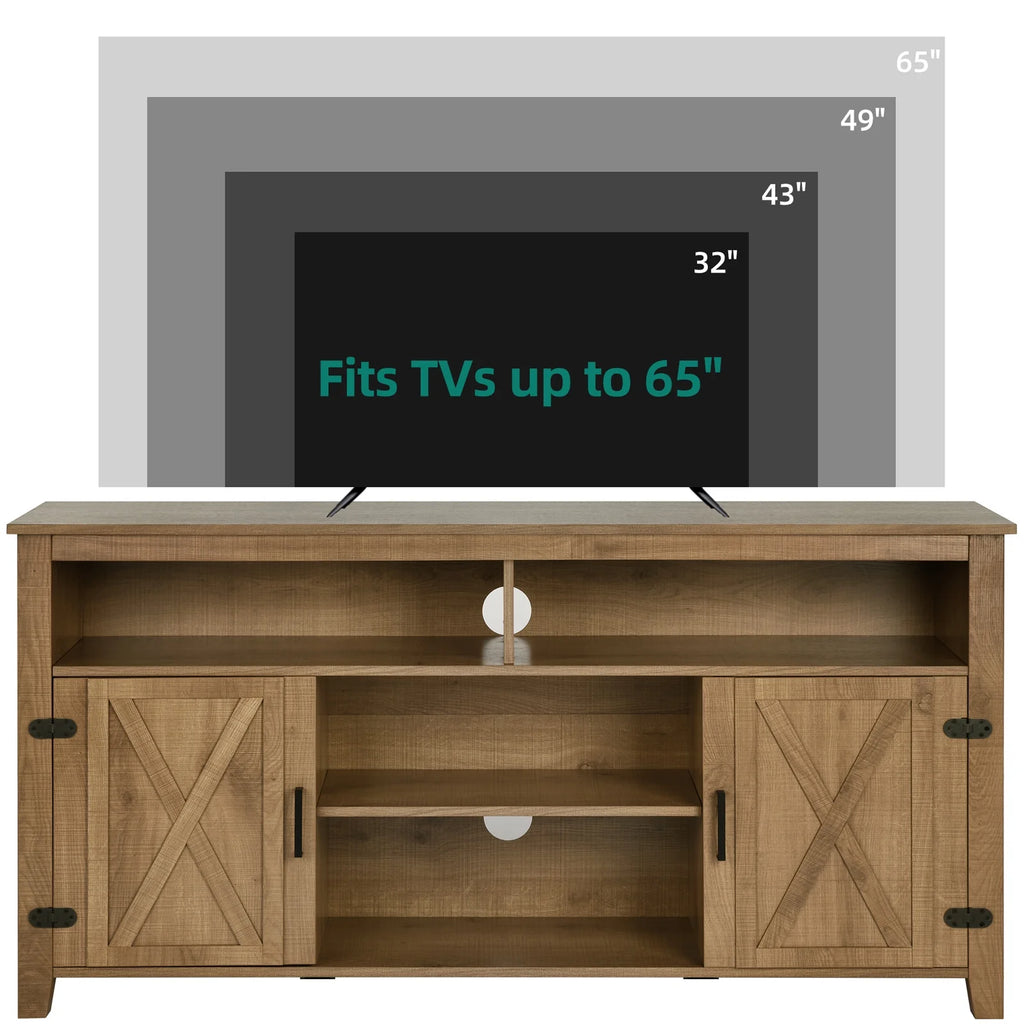 Farmhouse TV Stand for 65 Inch TV T31033
