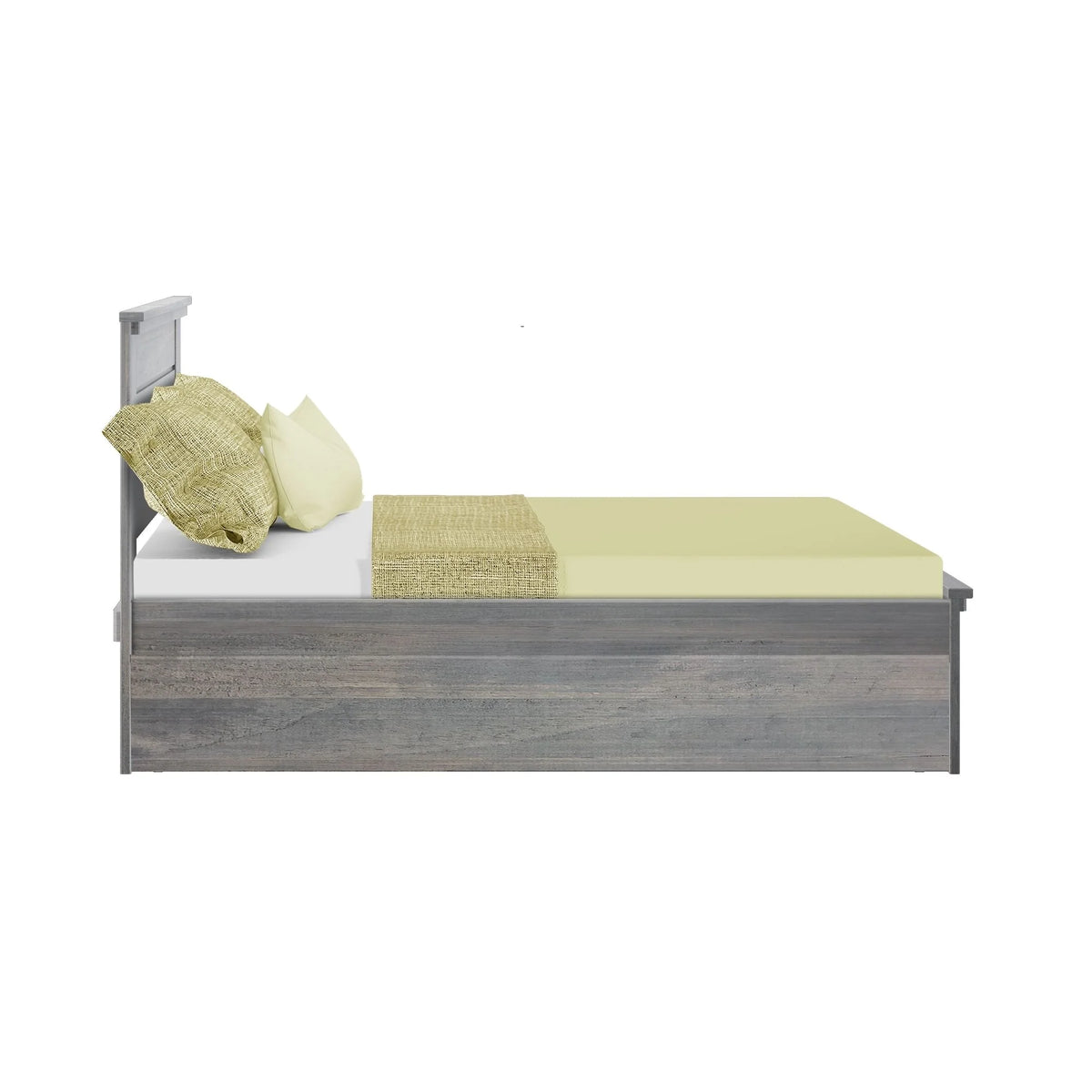 Full Size Wood Platform Bed with Trundle A933