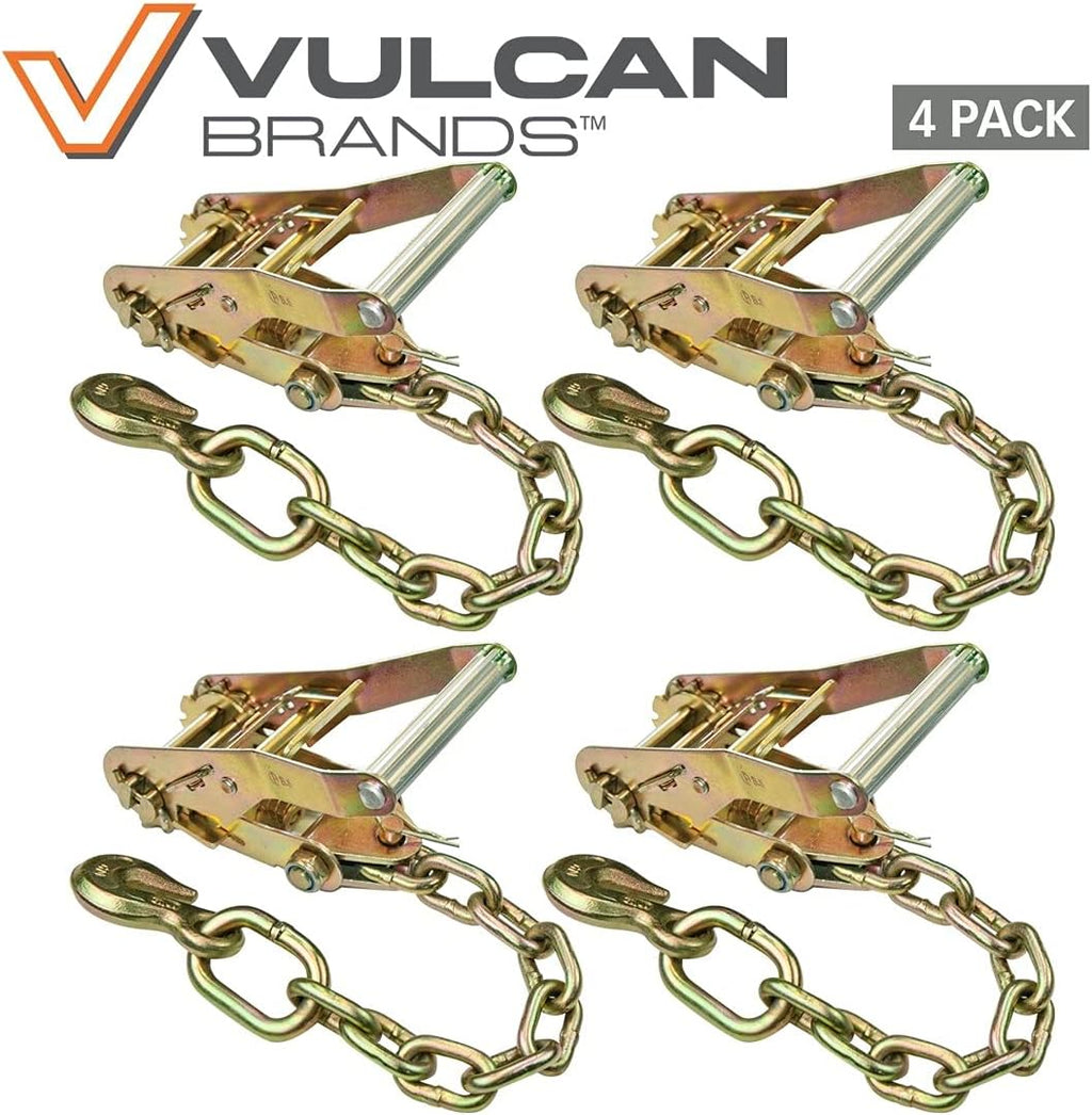 4 Pack Ratchet Buckle with Welded Grab Hook M942938