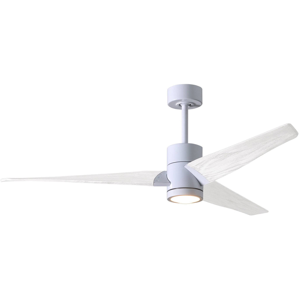 Textured Bronze and Matte White Ceiling Fan R4869