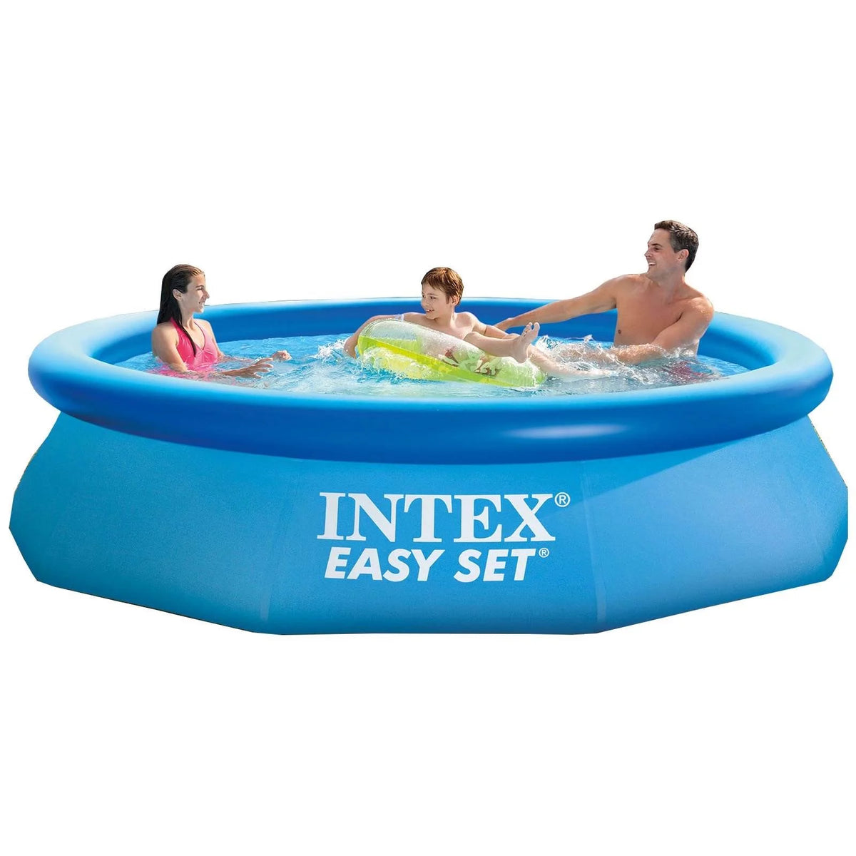 10ft x 30in Inflatable Round Swimming Pool & Pump C27229