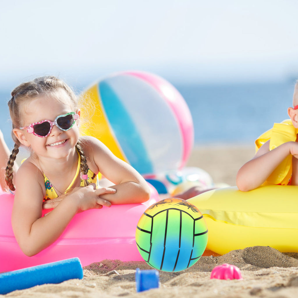 Rainbow PVC Inflatable Volleyball Toy U13808